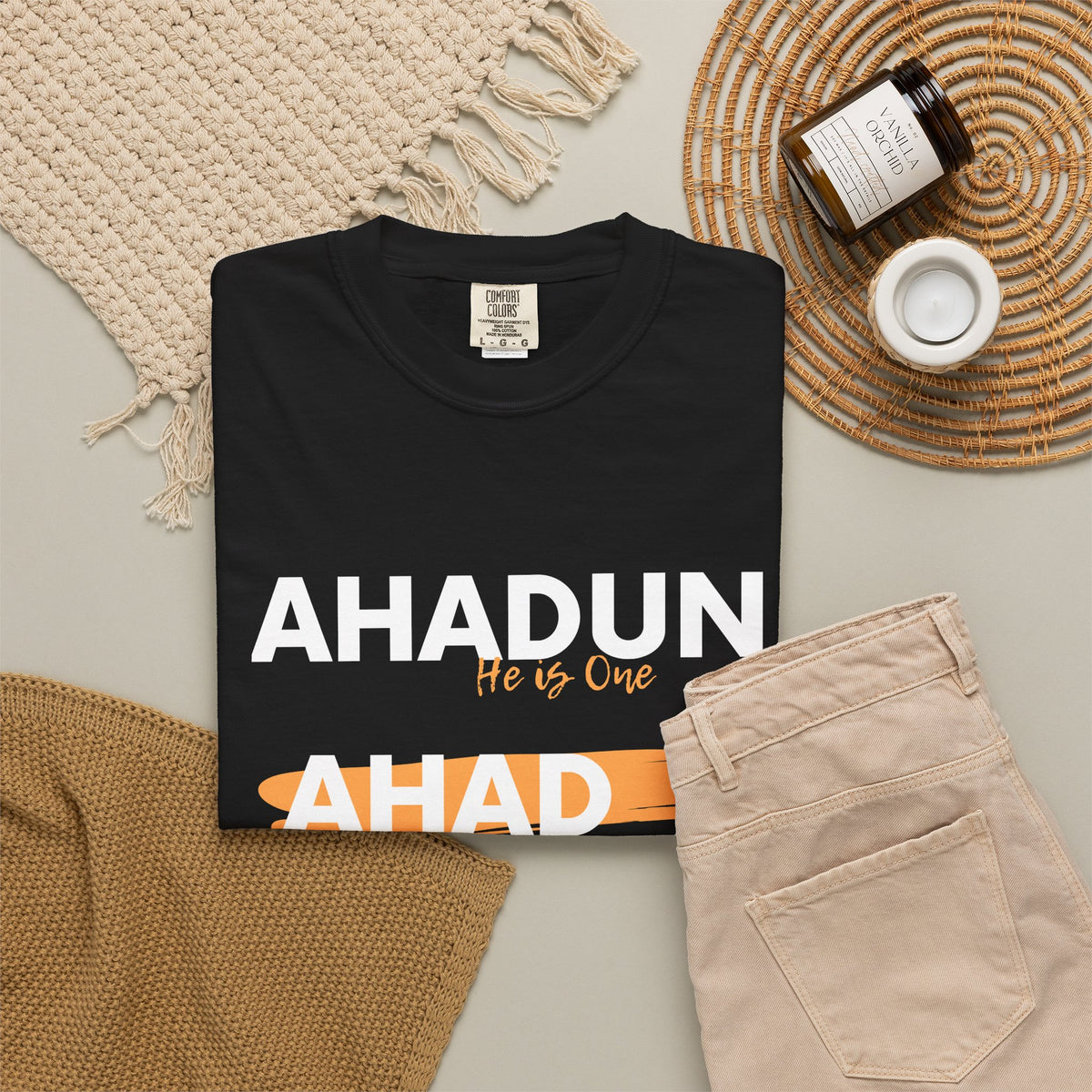 Ahadun Ahad T‑Shirt — Islamic Faith Statement Tee