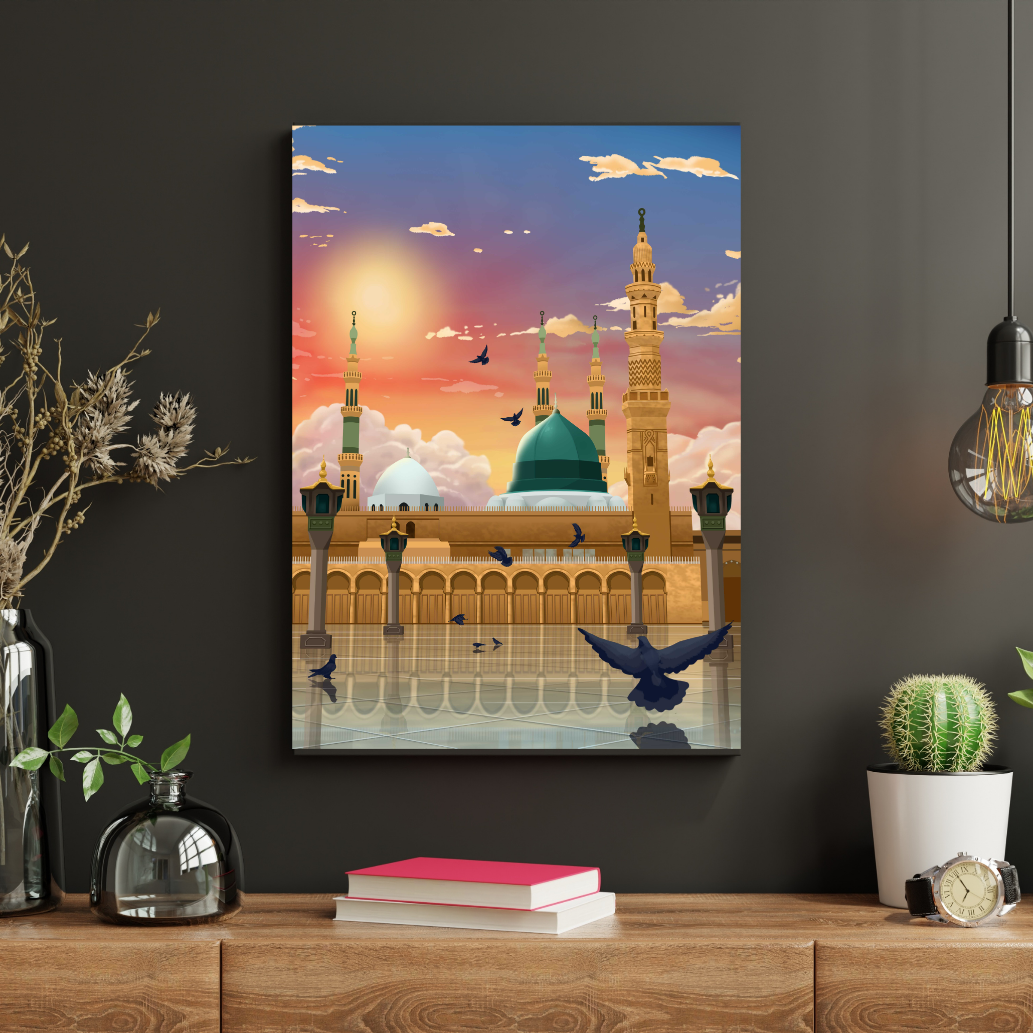 Masjid An-Nabawi Paint by Numbers Kit | Islamic paint by numbers | Islamic Painting | Islamic diy art |