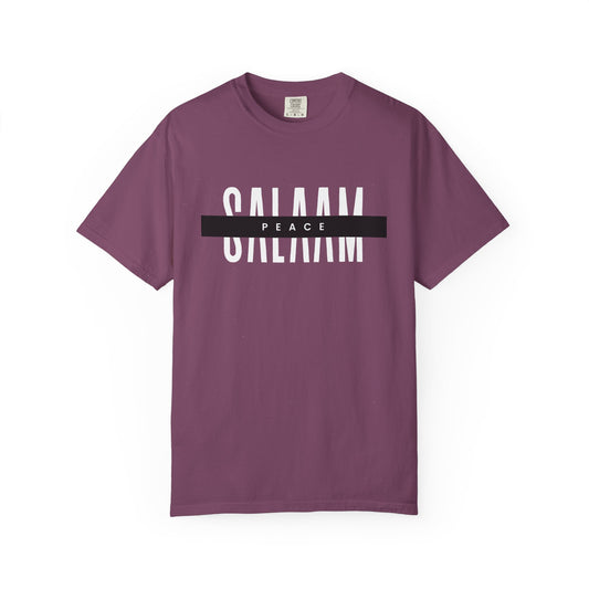 Salaam Peace T-Shirt — Minimal Islamic Greeting Tee
