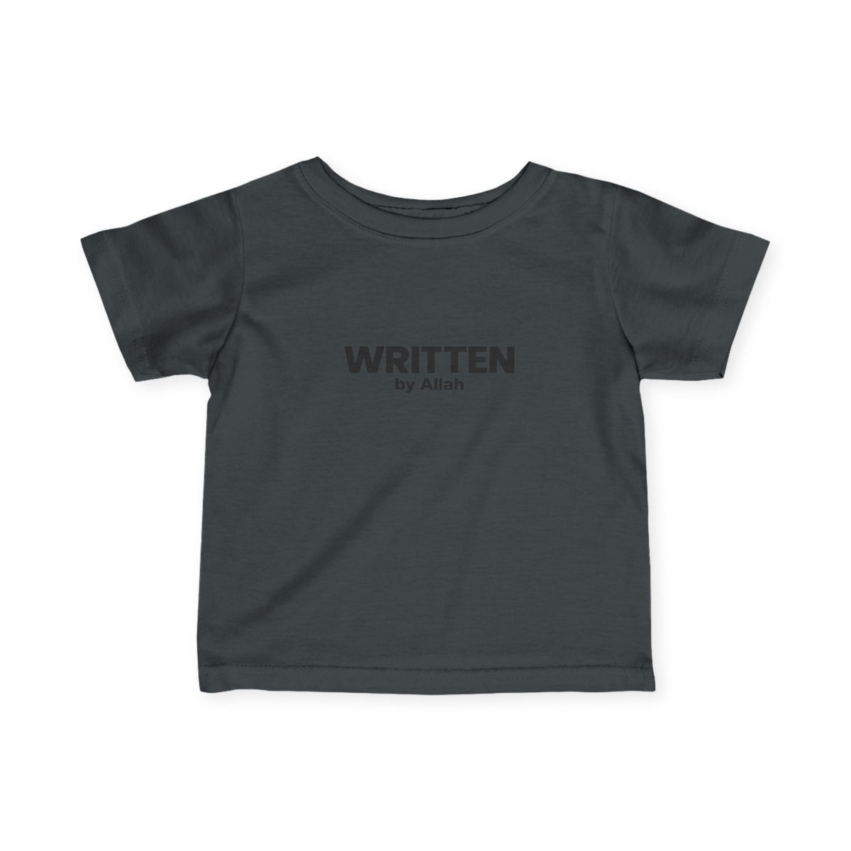 Infant Tee - "WRITTEN by Allah" Minimal Islamic Baby Shirt