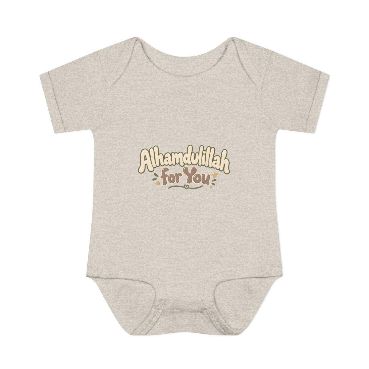 “Alhamdulillah for You” Baby Bodysuit — Newborn Islamic Celebration Onesie