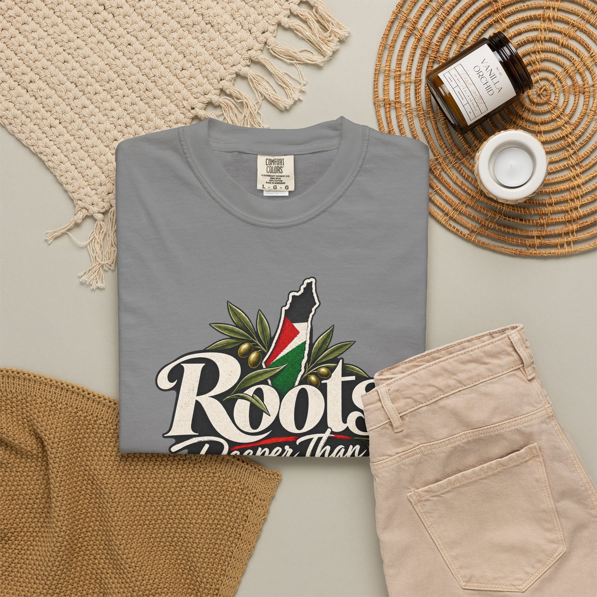 T-Shirt — "Roots Deeper Than Occupation" Heritage Graphic Tee
