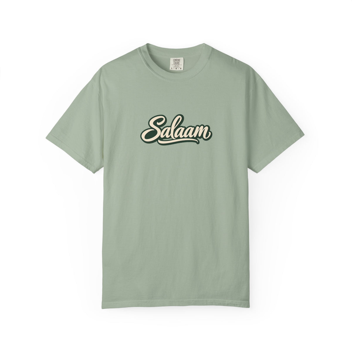 Salaam Script T-Shirt — Casual Islamic Greeting Tee