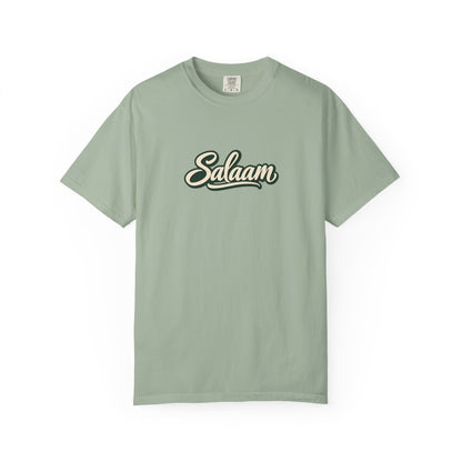 Salaam Script T-Shirt — Casual Islamic Greeting Tee