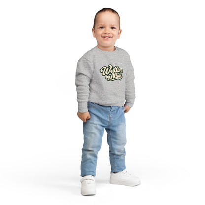 Toddler Sweatshirt - "Written by Allah" Cute Islamic Kids Crewneck, Nursery Gift for Muslim Toddlers