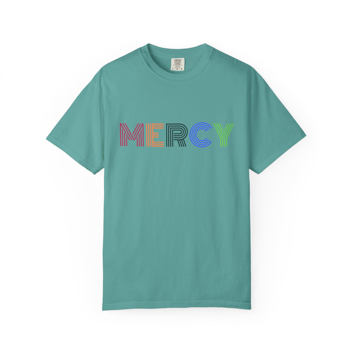 Mercy Multi Color Letters T-Shirt
