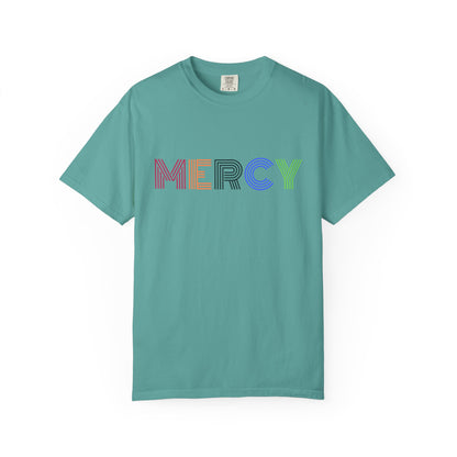 Mercy Multi Color Letters T-Shirt