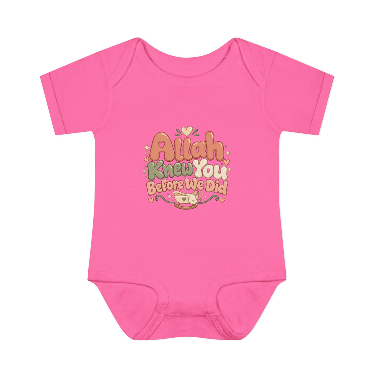 Infant Bodysuit – "Allah Knew You Before We Did" Muslim Baby Onesie
