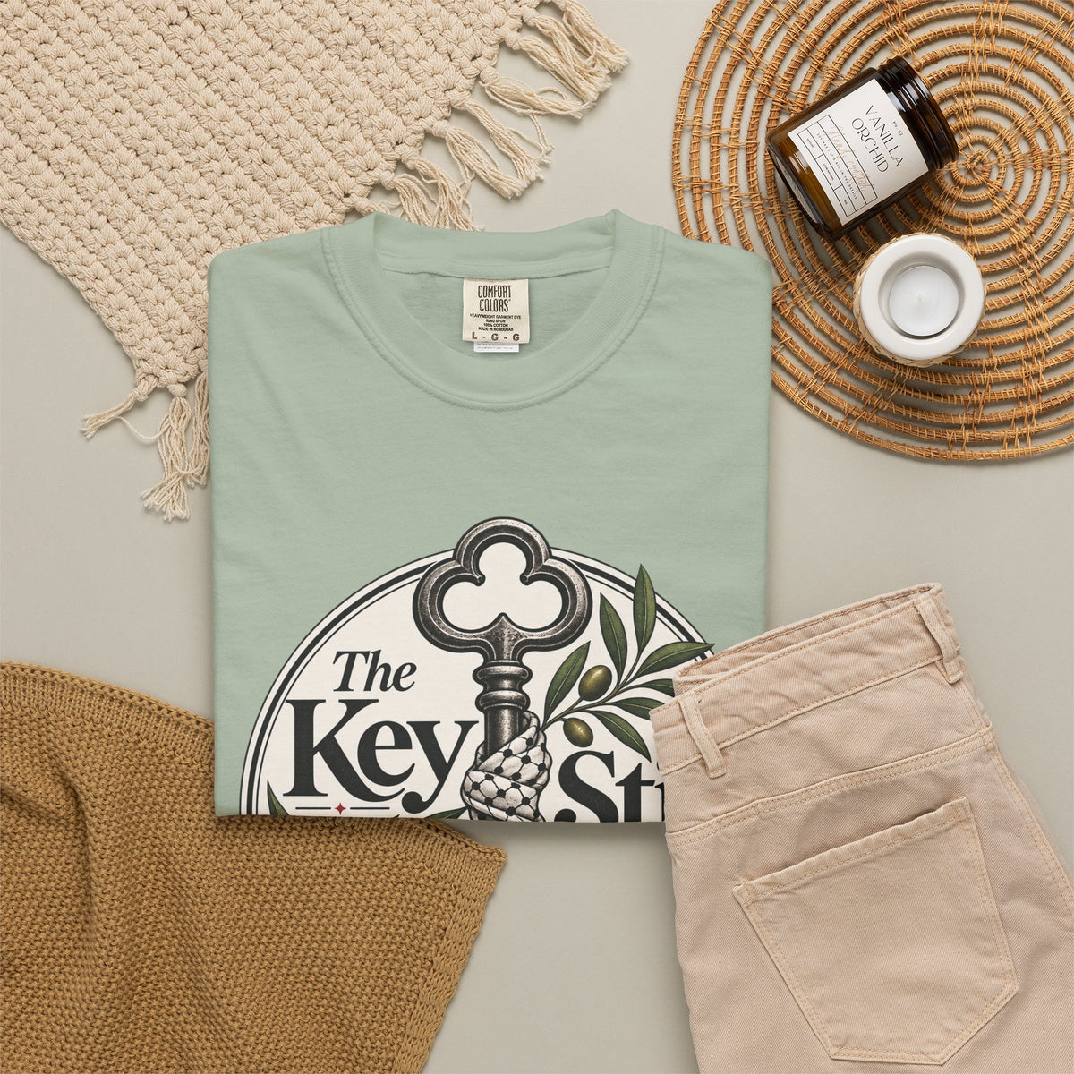 Key Still Fits T-Shirt — Vintage Skeleton Key Graphic Tee