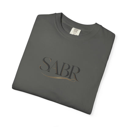 SABR Minimalist Script T-Shirt — Elegant Faith-Inspired Tee