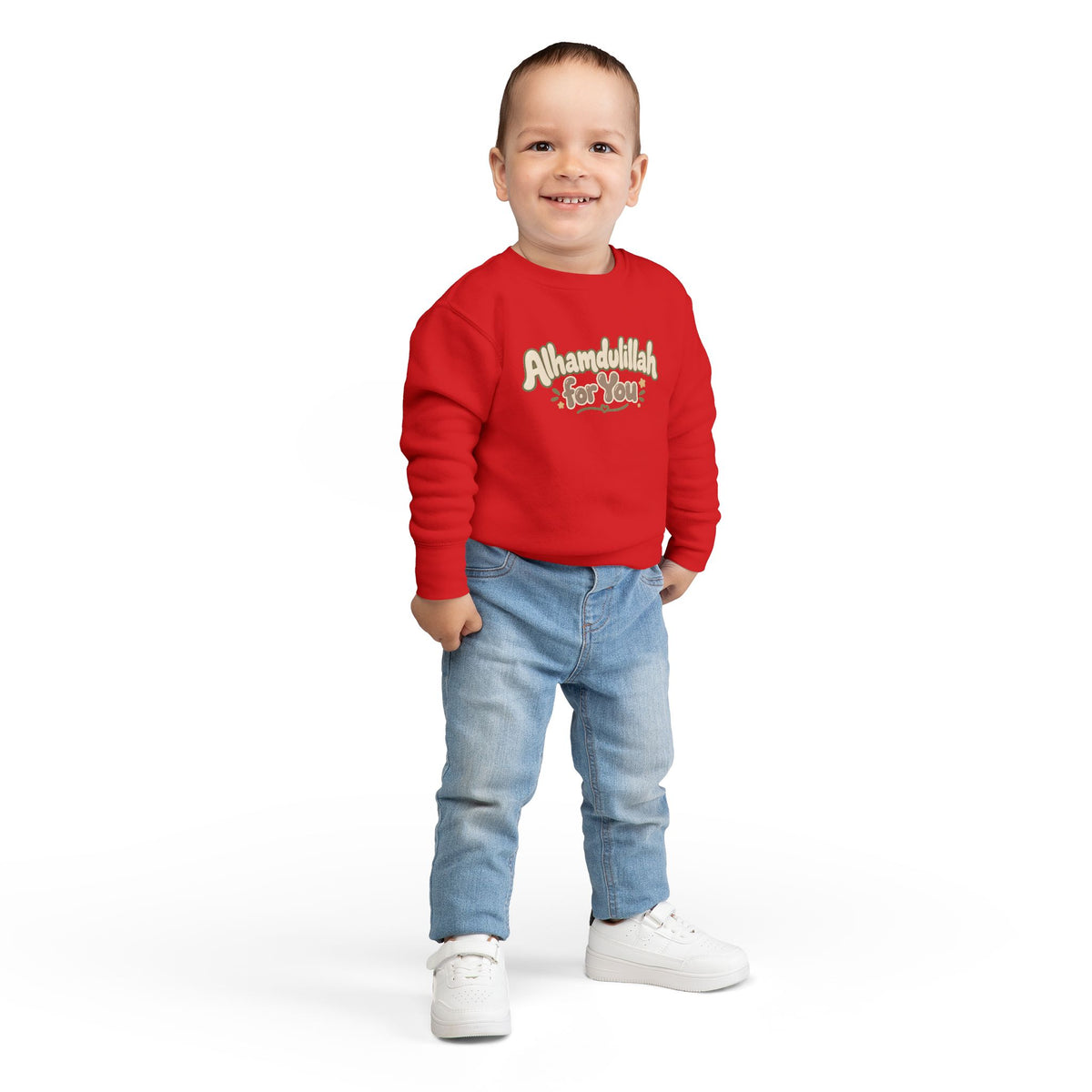 Alhamdulillah For You Toddler Sweatshirt – Cute Islamic Kids Pullover