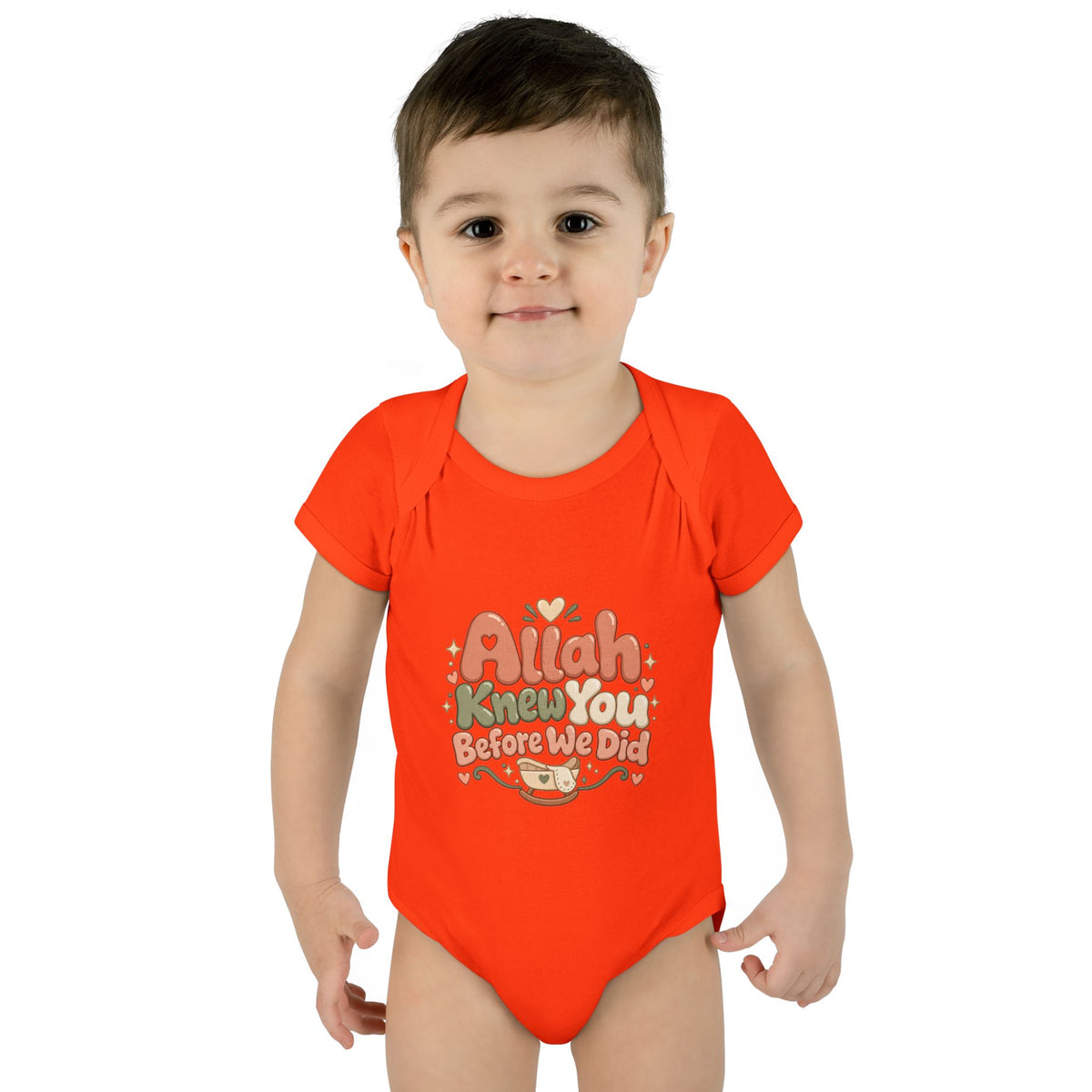 Infant Bodysuit – "Allah Knew You Before We Did" Muslim Baby Onesie