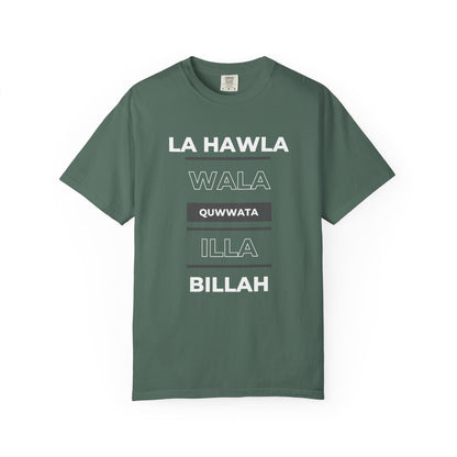 La Hawla Wala Illa Billah T-Shirt — Islamic Reminder Tee