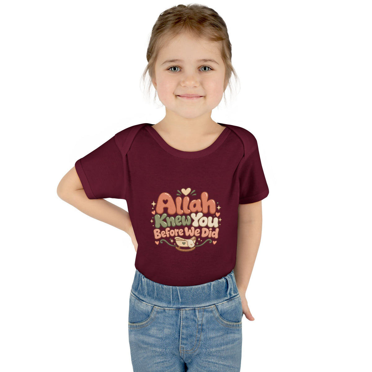 Infant Bodysuit – "Allah Knew You Before We Did" Muslim Baby Onesie