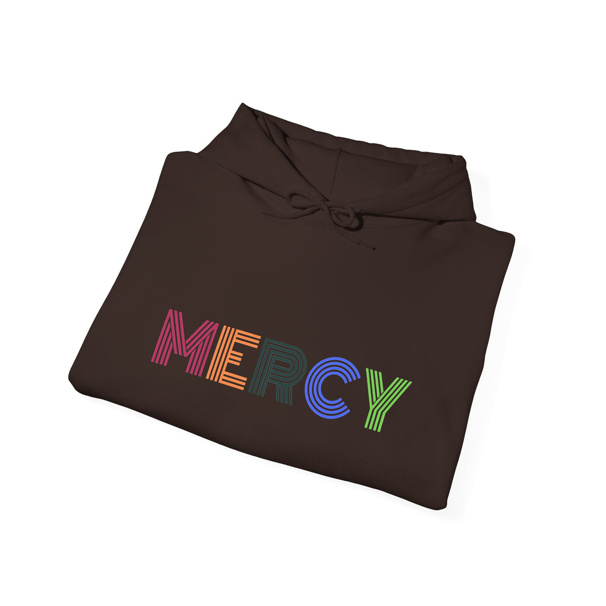 Mercy Hoodie — Colorful Mercy Graphic Hooded Sweatshirt