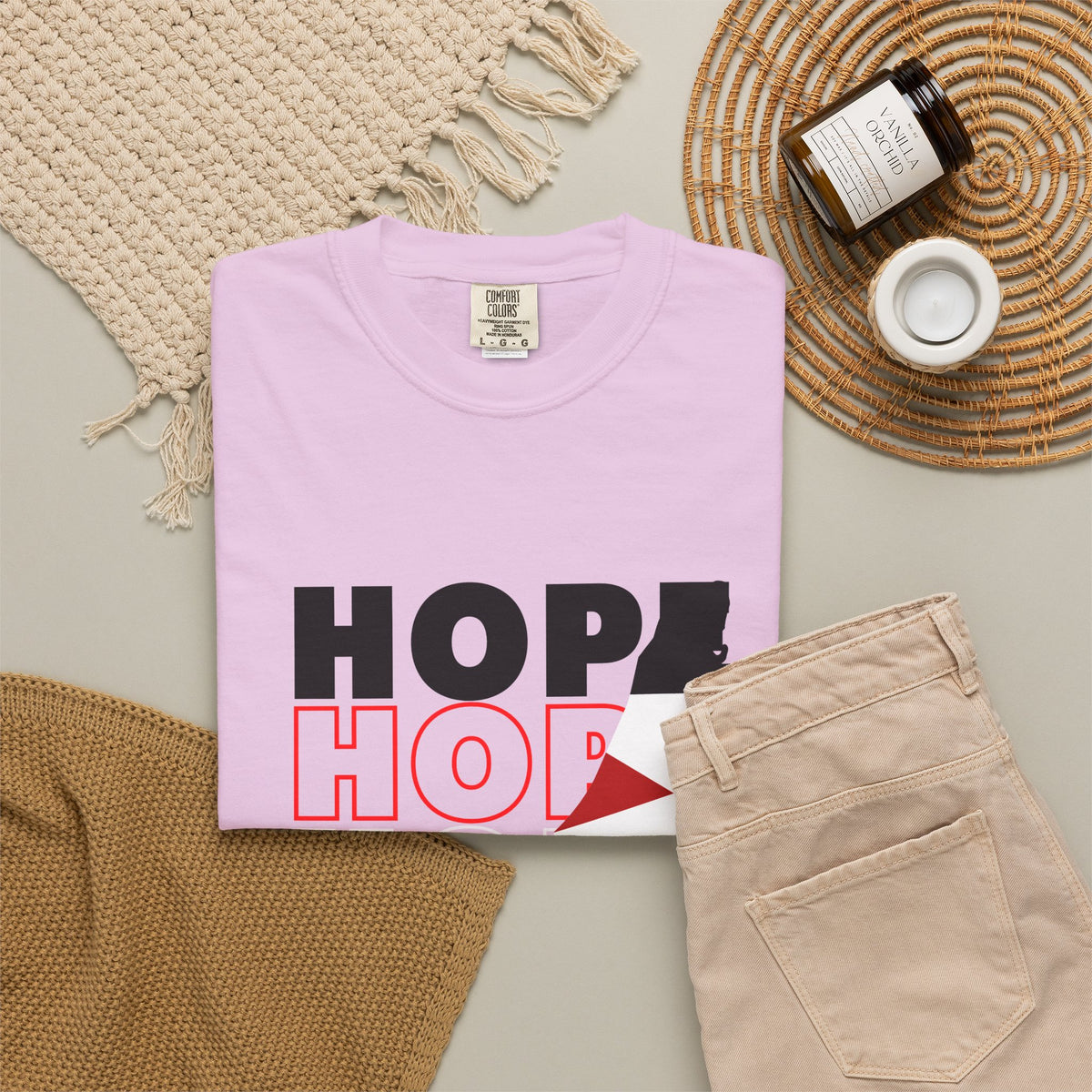 Hope Flag T-Shirt — Palestine Graphic Tee