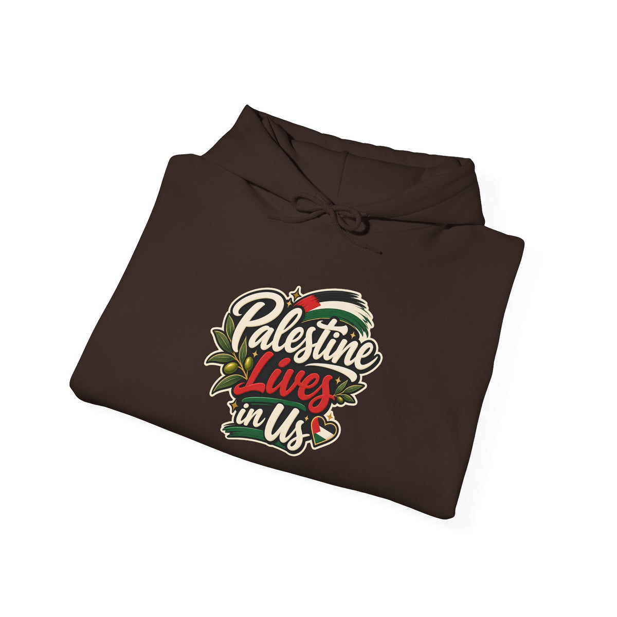Hoodie — "Palestine Lives in Us" Graphic Hoodie