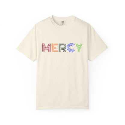 Mercy Multi Color Letters T-Shirt