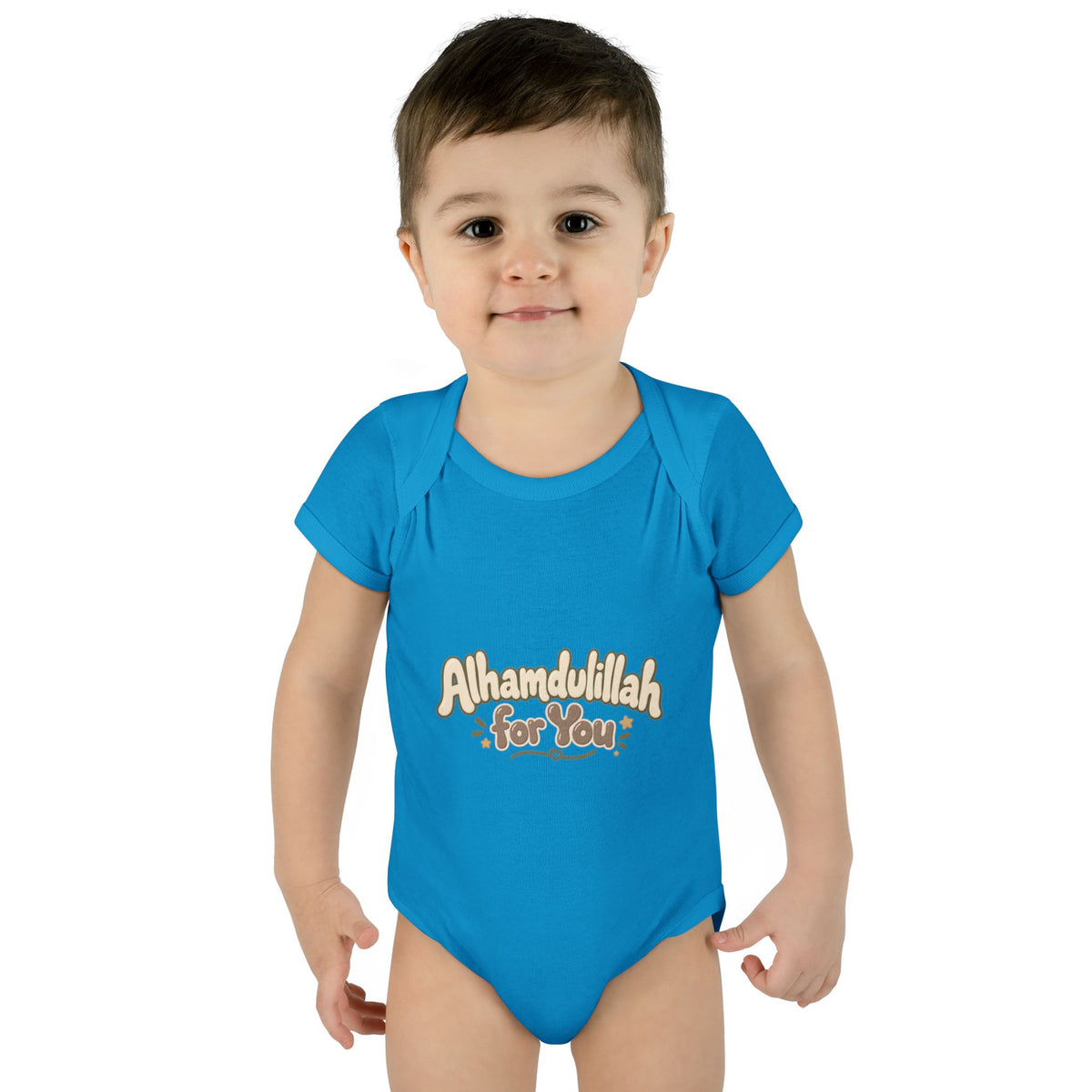 “Alhamdulillah for You” Baby Bodysuit — Newborn Islamic Celebration Onesie