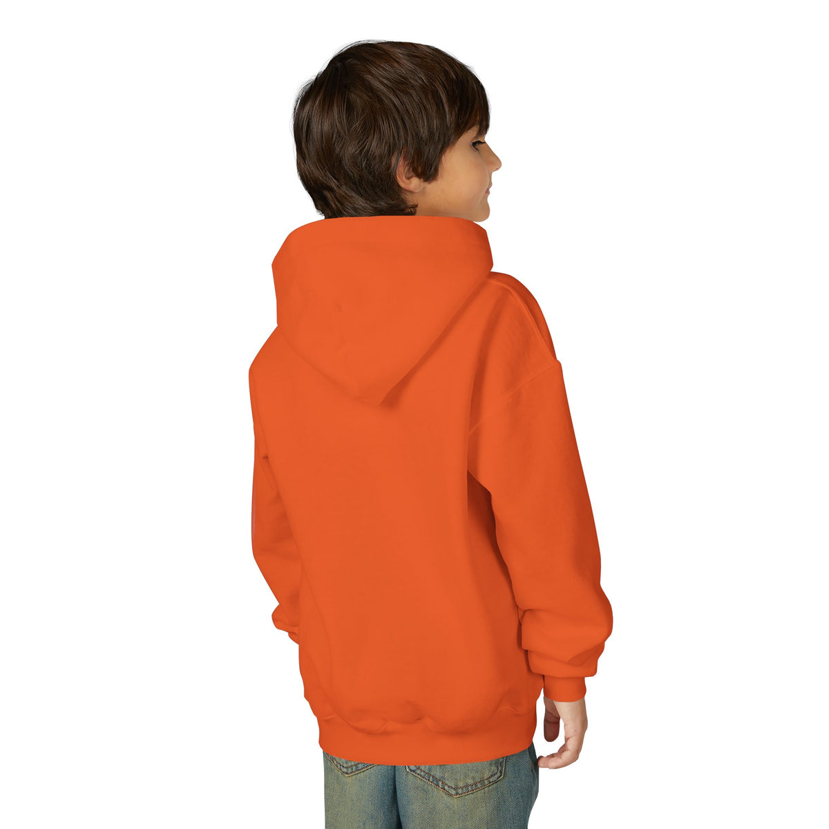 Youth Hoodie — Minimal "Written" Graphic Pullover for Young Writers & Readers