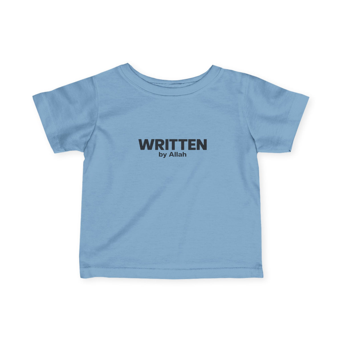 Infant Tee - "WRITTEN by Allah" Minimal Islamic Baby Shirt