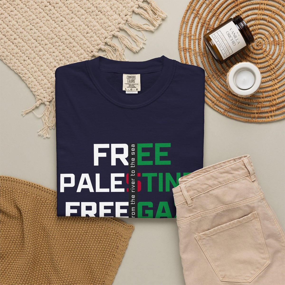 Free Palestine Free Gaza T-Shirt — Political Solidarity Tee
