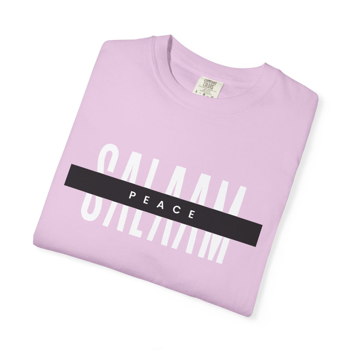 Salaam Peace T-Shirt — Minimal Islamic Greeting Tee