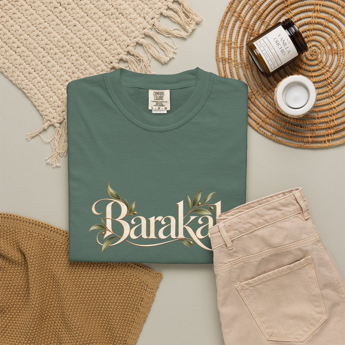 Barakah Floral Script T-Shirt