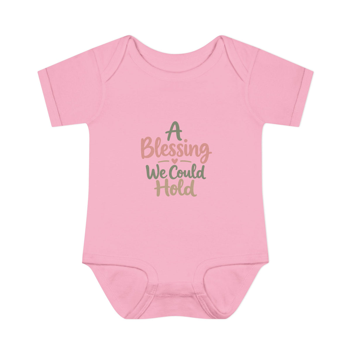 Infant Bodysuit — "A Blessing We Could Hold" Baby Onesie (Newborn Gift)