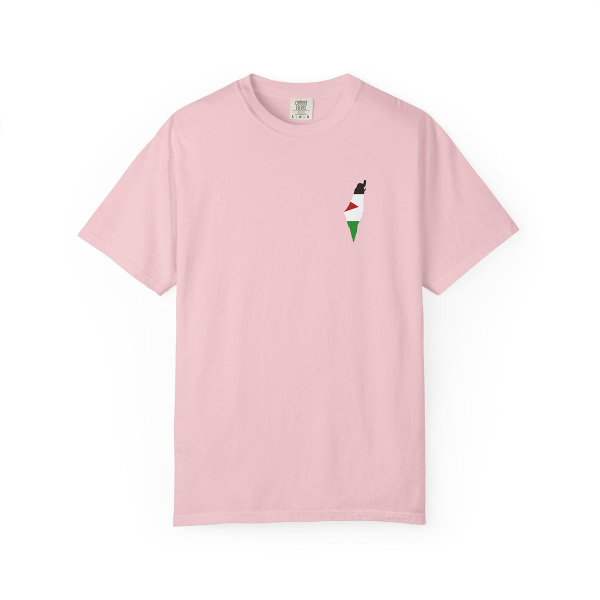 Palestine Map T-Shirt — Minimal Solidarity Tee