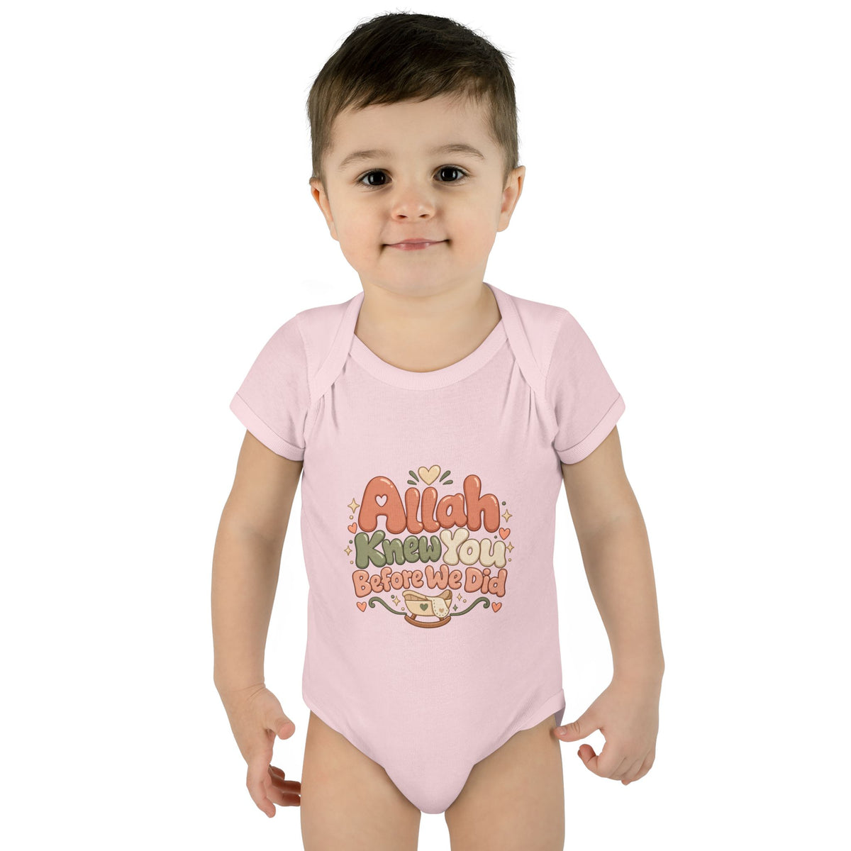 Infant Bodysuit – "Allah Knew You Before We Did" Muslim Baby Onesie