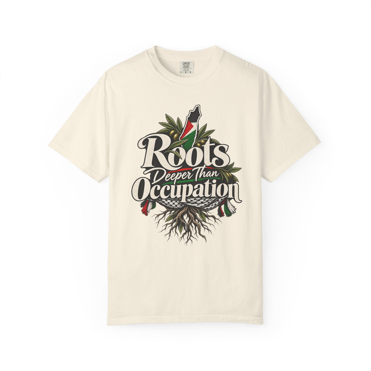 T-Shirt — "Roots Deeper Than Occupation" Heritage Graphic Tee