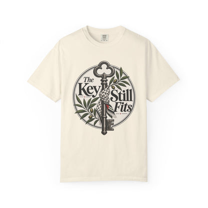 Key Still Fits T-Shirt — Vintage Skeleton Key Graphic Tee