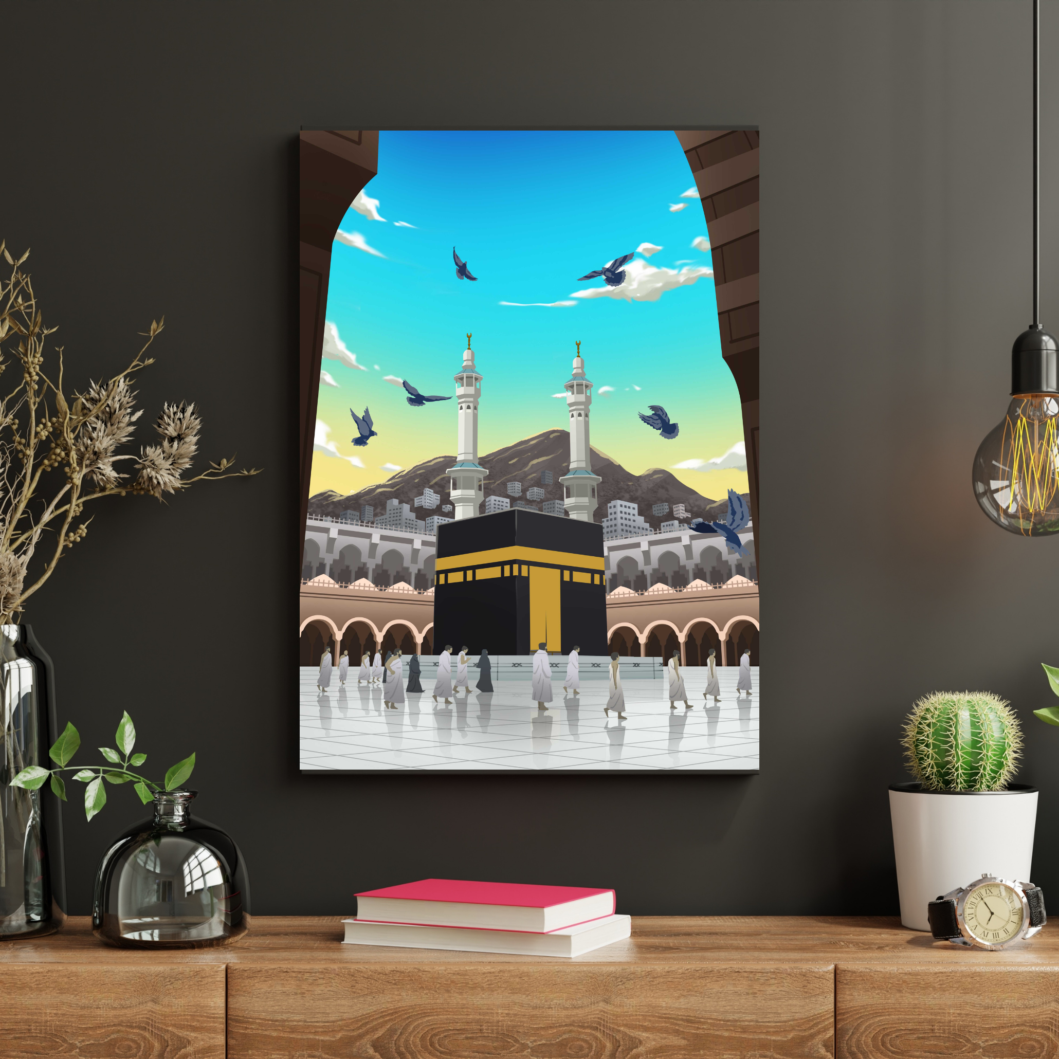 Ka'abah (Masjid Al-Haram) Paint by Numbers Kit | Islamic paint by numbers | Islamic Painting | Islamic diy art |