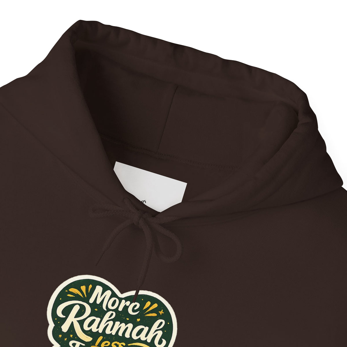 Hoodie — “More Rahmah Less Judgment” Inspirational Islamic Comfort Hoodie