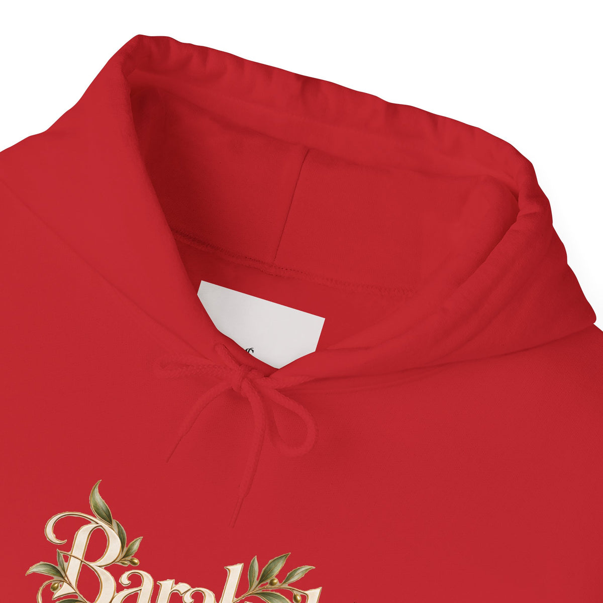 Floral Beach Hoodie — Vintage Script 'Beach' Graphic Pullover