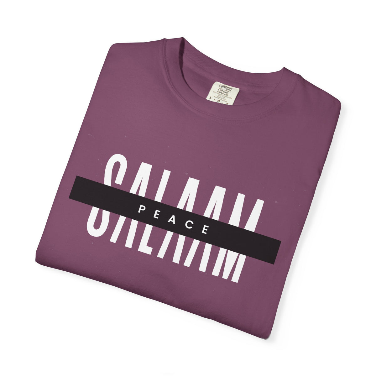 Salaam Peace T-Shirt — Minimal Islamic Greeting Tee