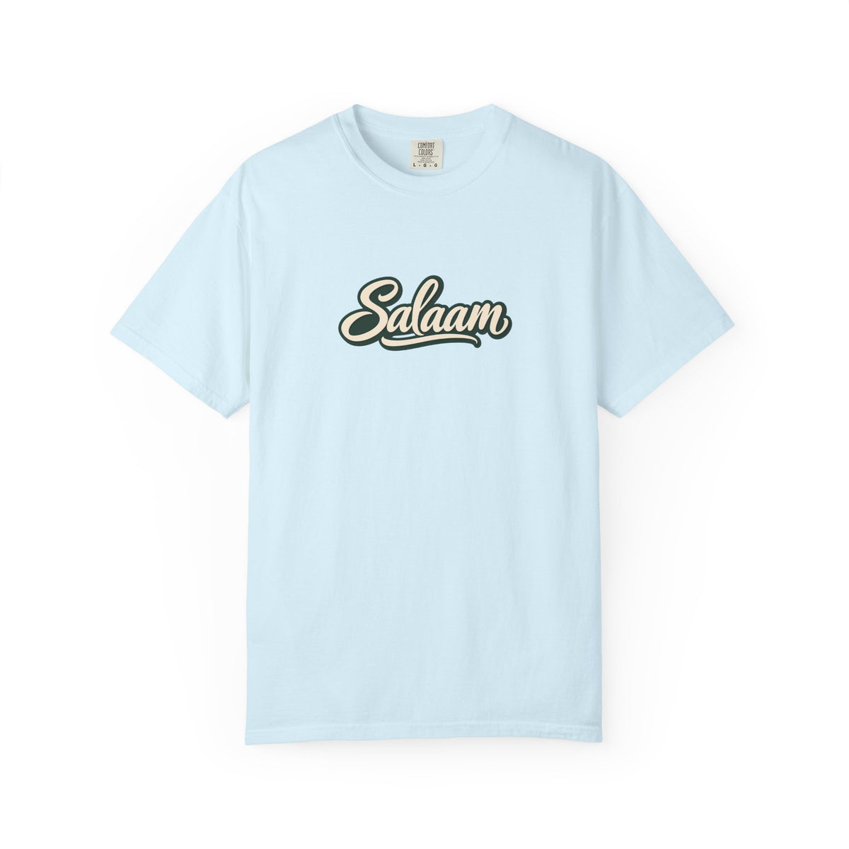 Salaam Script T-Shirt — Casual Islamic Greeting Tee