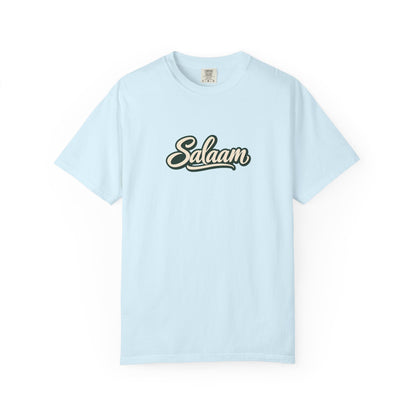 Salaam Script T-Shirt — Casual Islamic Greeting Tee