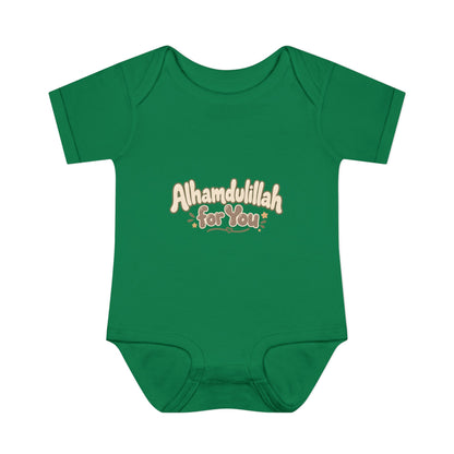 “Alhamdulillah for You” Baby Bodysuit — Newborn Islamic Celebration Onesie
