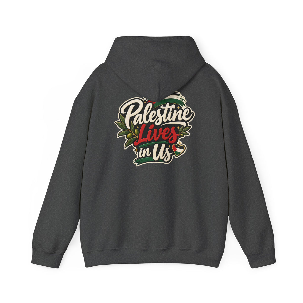 Hoodie — "Palestine Lives in Us" Graphic Hoodie