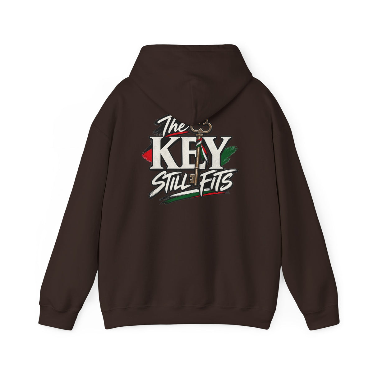 Hoodie — 'The Key Still Fits' Retro Script Logo Pullover