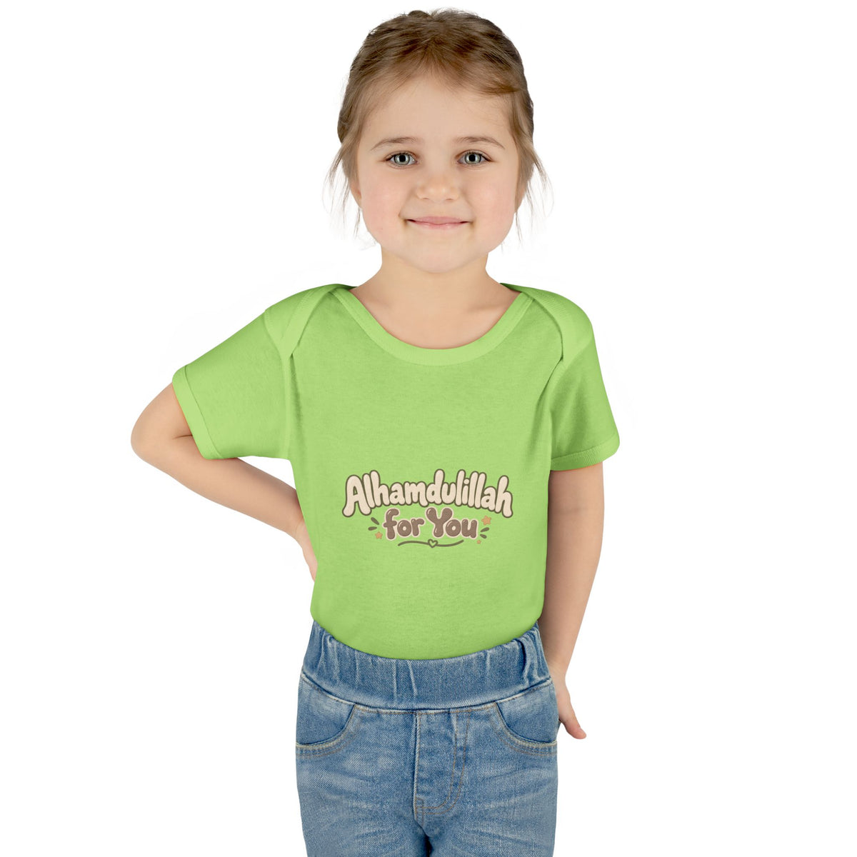 “Alhamdulillah for You” Baby Bodysuit — Newborn Islamic Celebration Onesie