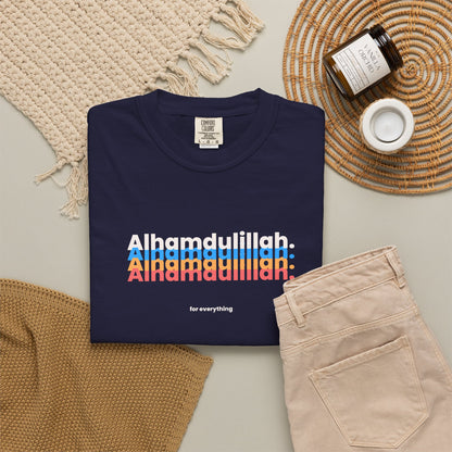 Alhamdulillah Repeat Script T-Shirt — Faith-Inspired Casual Tee