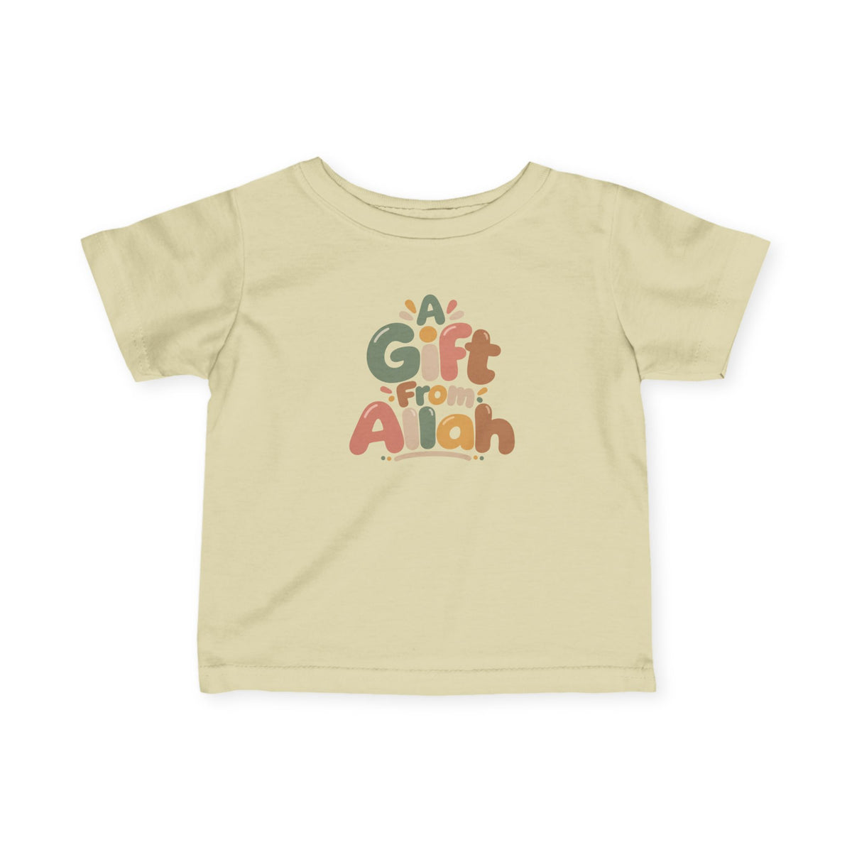Infant Tee — "A Gift From Allah" Cute Islamic Baby Shirt