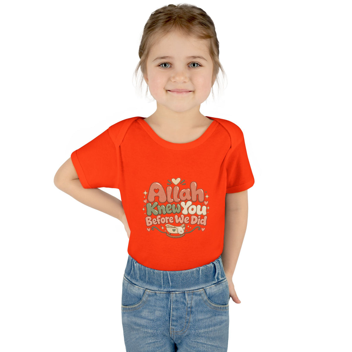 Infant Bodysuit – "Allah Knew You Before We Did" Muslim Baby Onesie