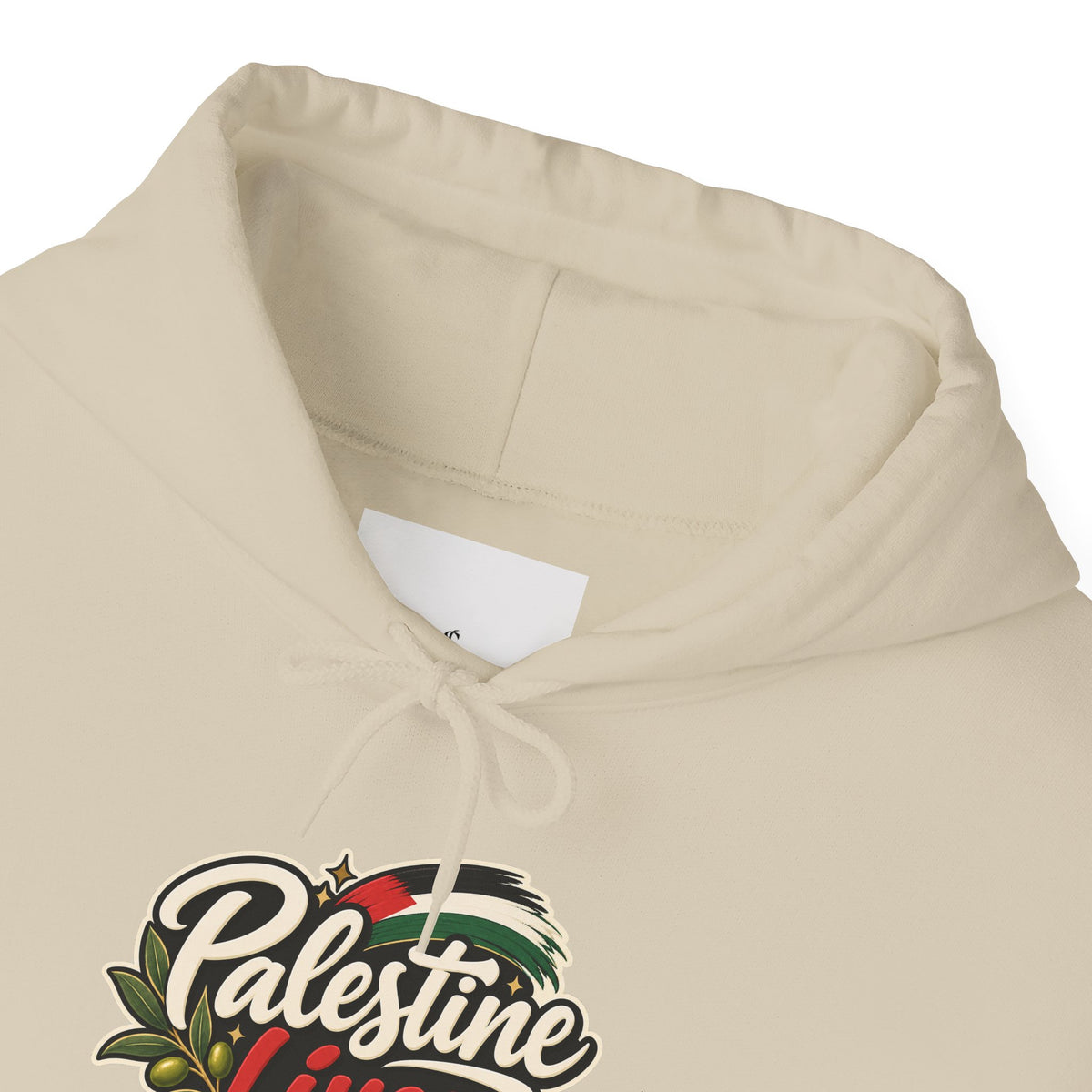 Hoodie — "Palestine Lives in Us" Graphic Hoodie