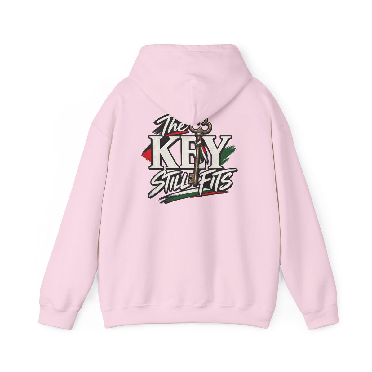 Hoodie — 'The Key Still Fits' Retro Script Logo Pullover