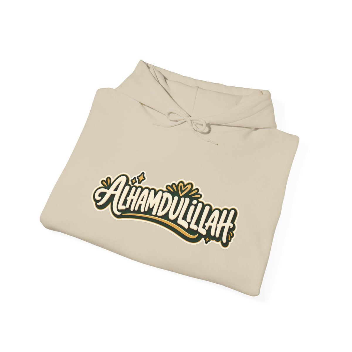 Alhamdulillah Hoodie — 'Through Every Chapter' Inspirational Islamic Pullover