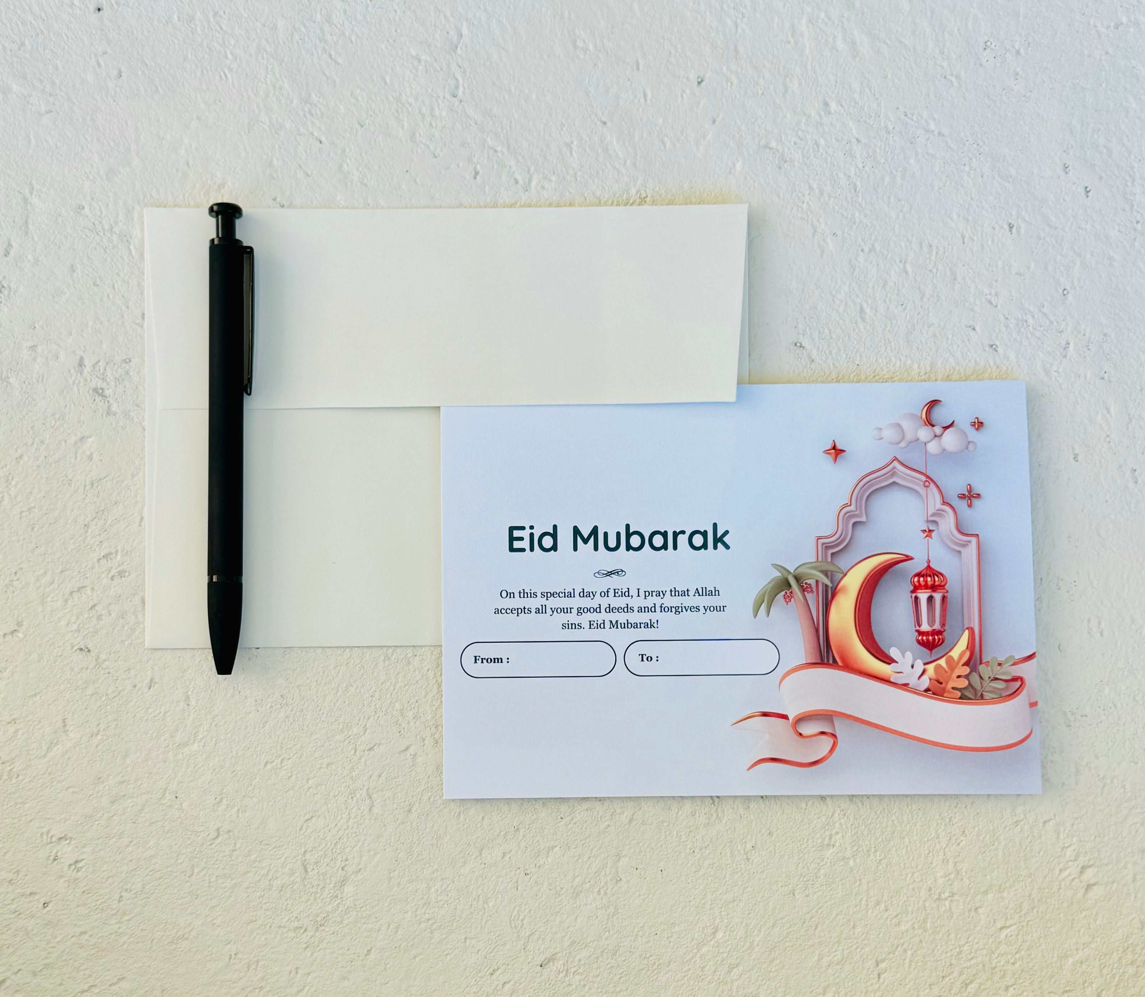 Eid Mubarak Greeting Card | Islamic Greeting Cards